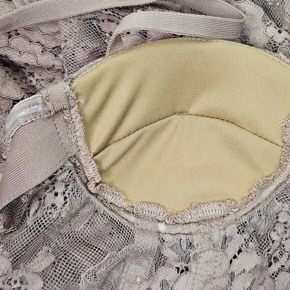 Tan Corset Lace Jumpsuit - Picture 11 of 12